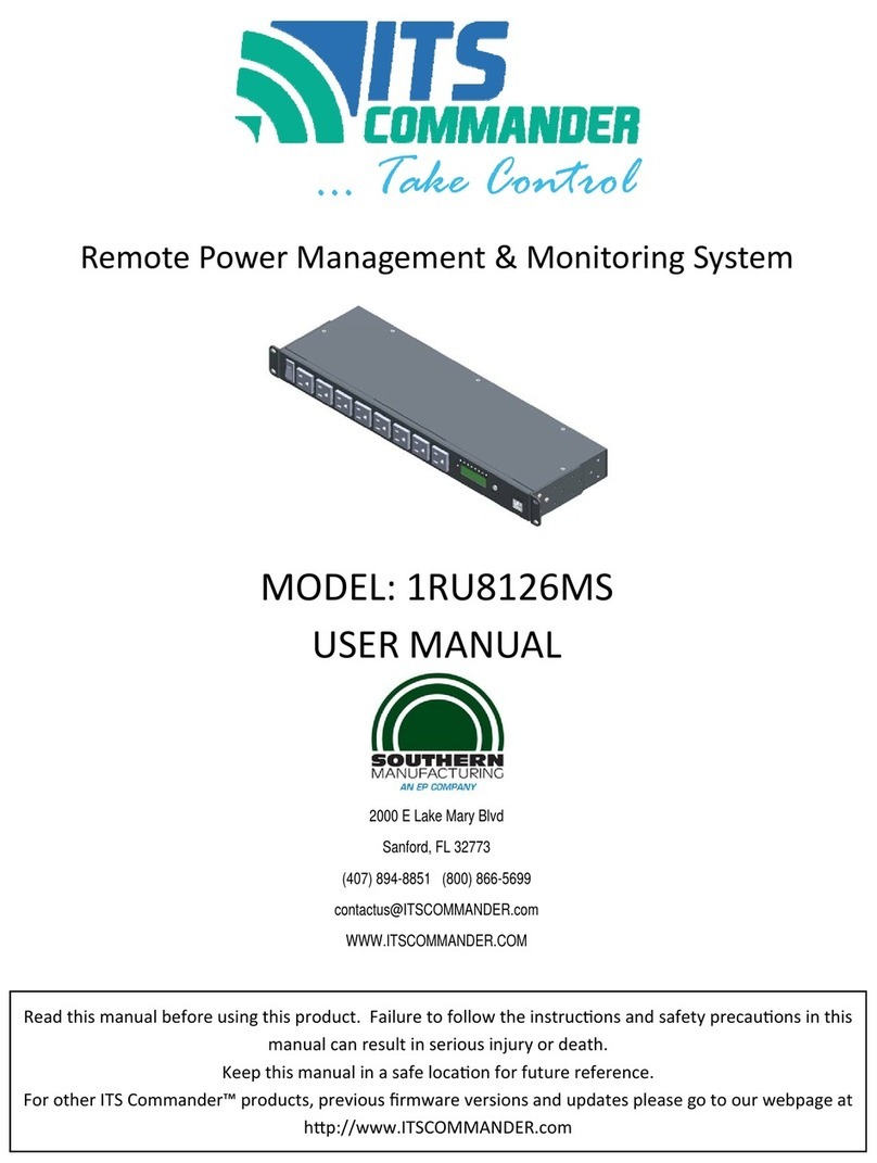ITS Telecom 1RU8126MS User manual