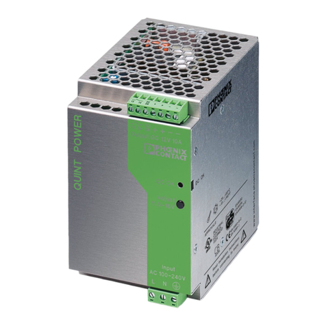 Phoenix Contact QUINT-PS-100-240AC/12DC/10 User manual Phoenix Contact QUINT-PS-100-240AC/12DC/10 User manual