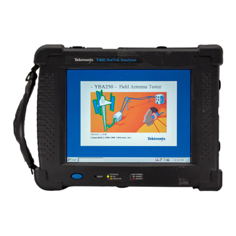 Tektronix NetTek Y400 Setup guide