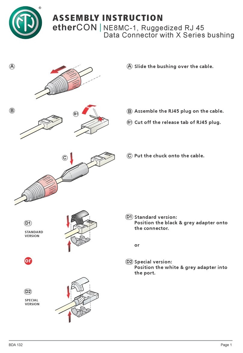 NEUTRIK NE8MC-1 User manual