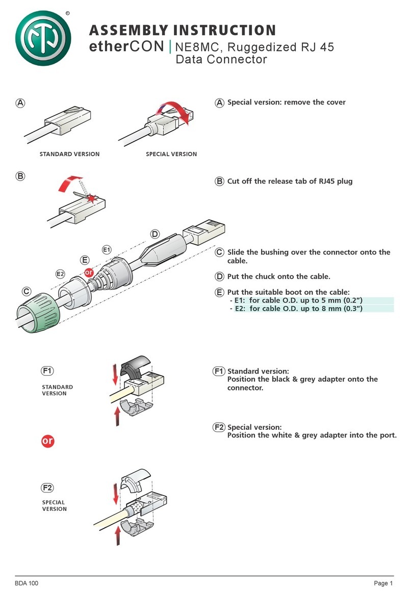 NEUTRIK NE8MC Assembly guide