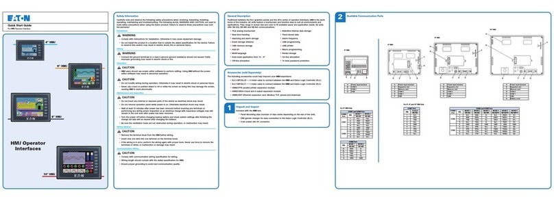 Eaton HMI04BU quick start guide