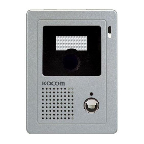 KOCOM KC-C60 Operating & installation manual