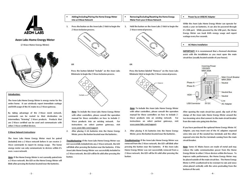 Aeon Labs Home Energy Meter instructions