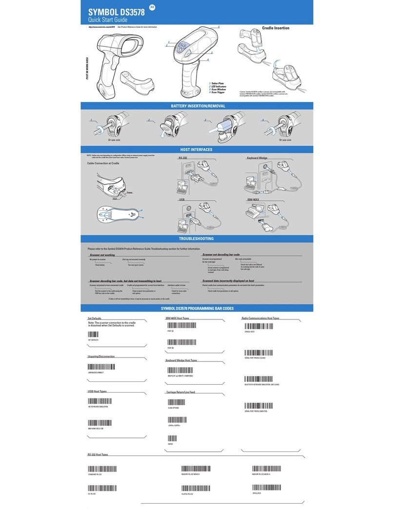 Symbol DS3578 User manual Symbol DS3578 User manual