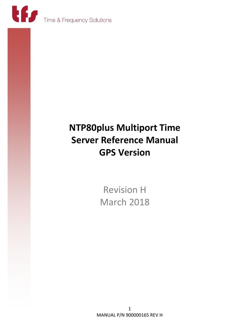 TFS NTP80plus Reference manual
