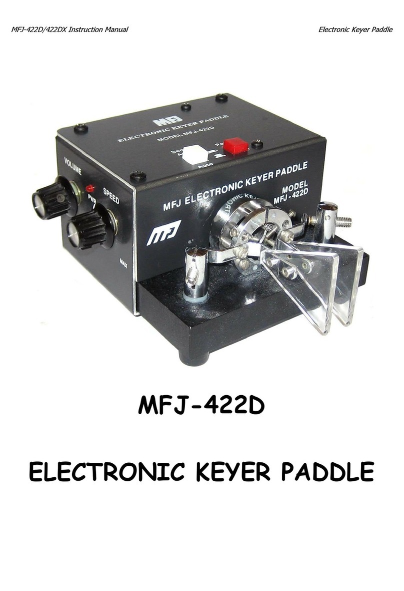 MFJ MFJ-422DX User manual