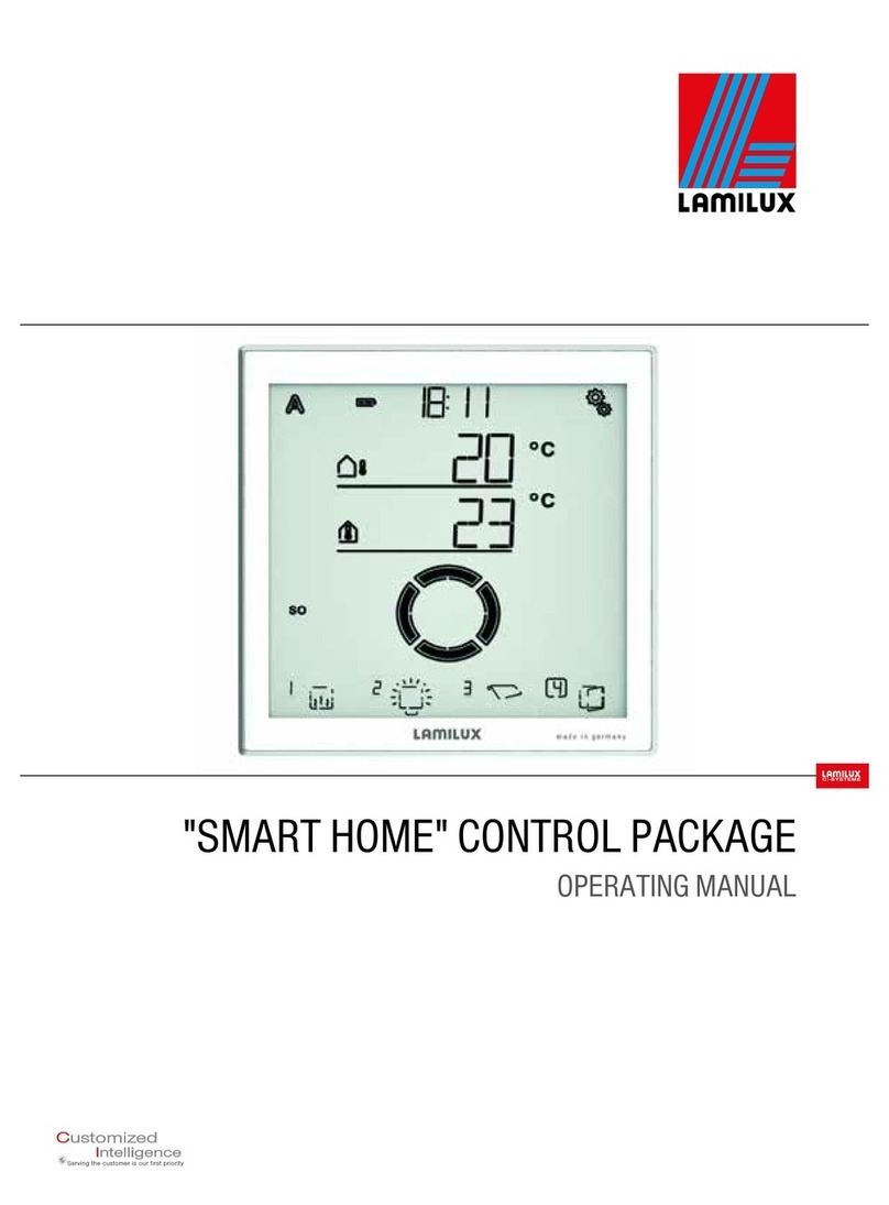 LAMILUX Smart Home operating manual
