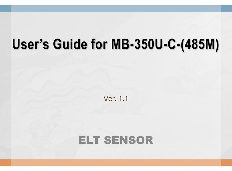 ELT Sensor MB-350U-C User manual
