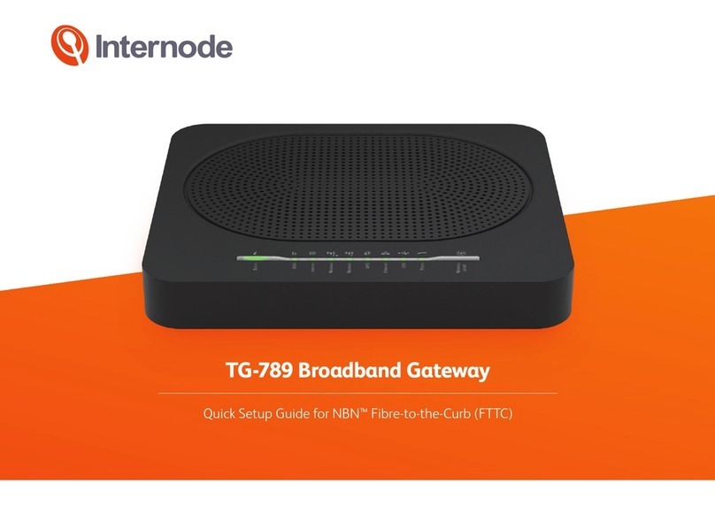 Internode TG-789 Quick setup guide
