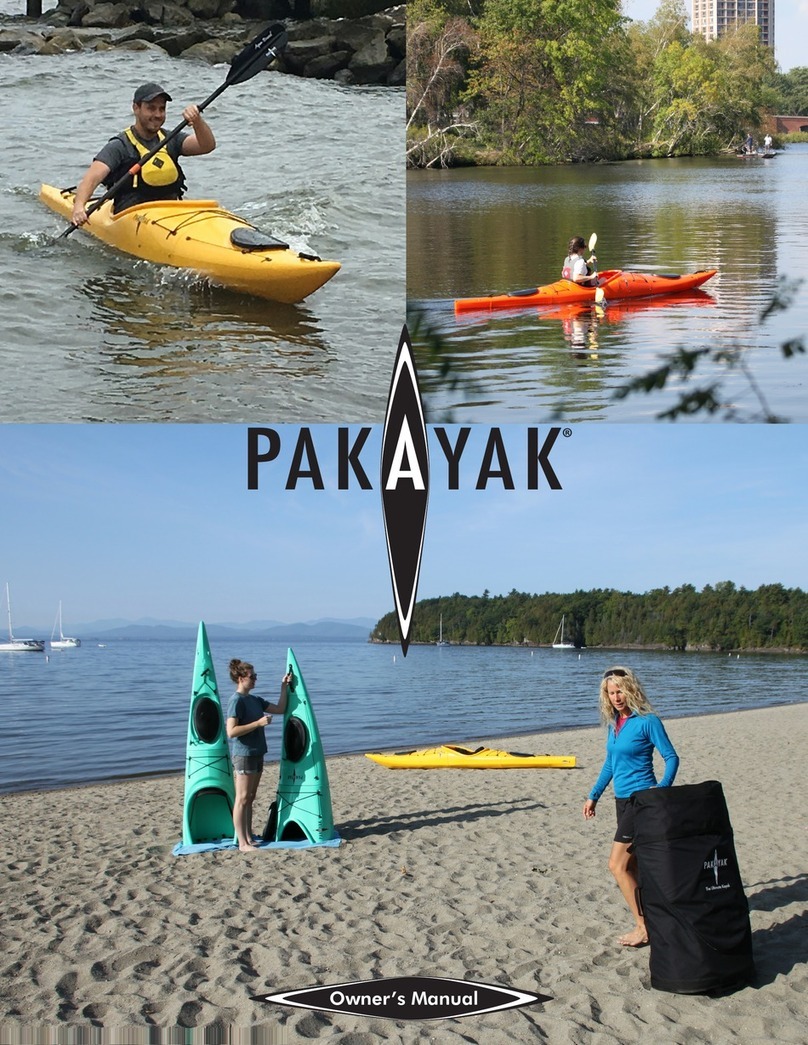 Pakayak Bluefin 14 owner's manual