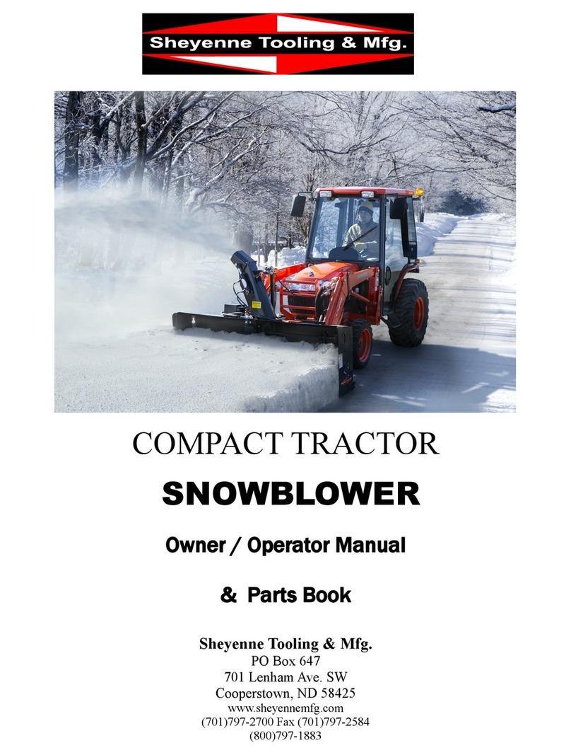 Sheyenne tooling & Mfg 600CT Operator's manual