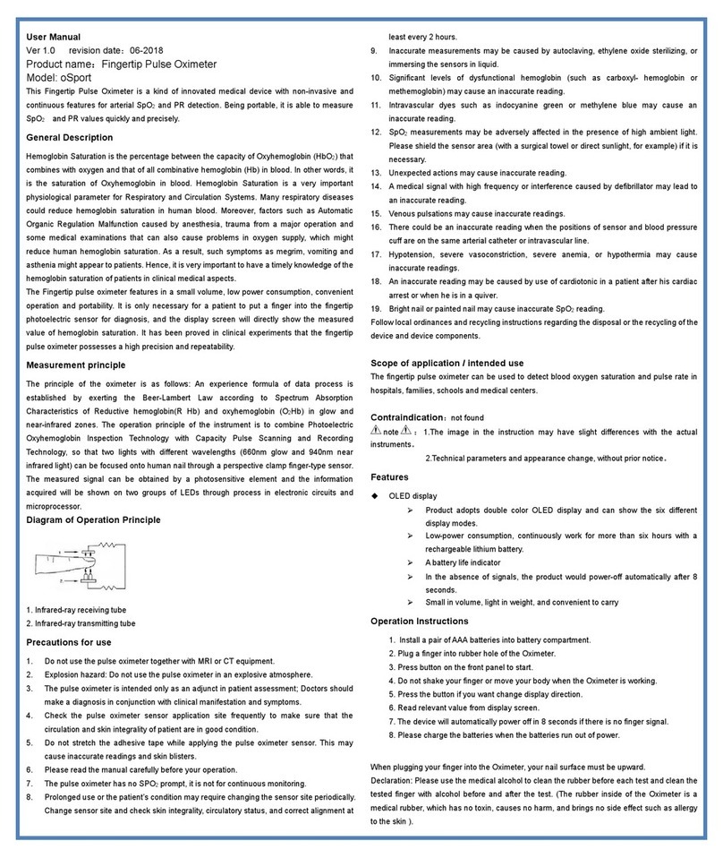 Boxym oSport user manual