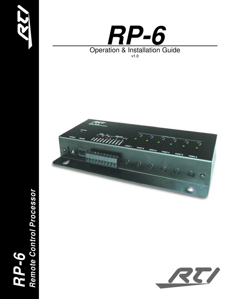 RTI RP-6 How to use