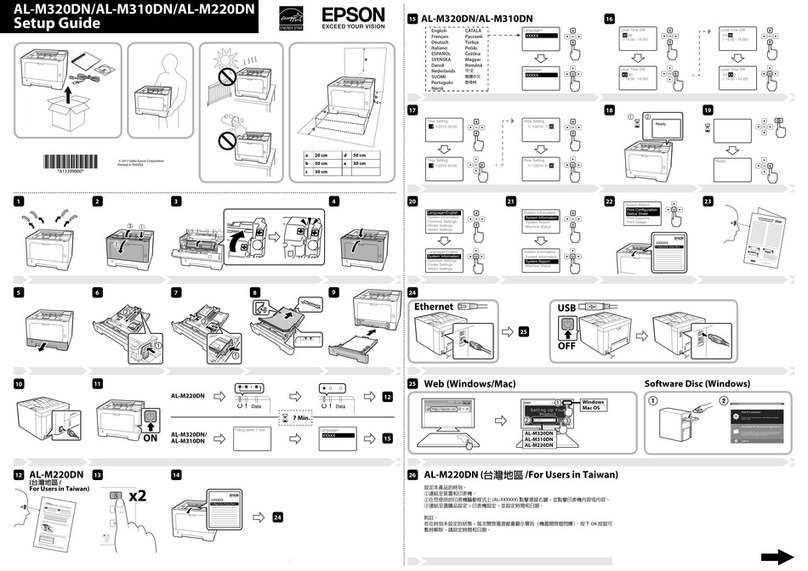 Epson AL-M320DN User manual