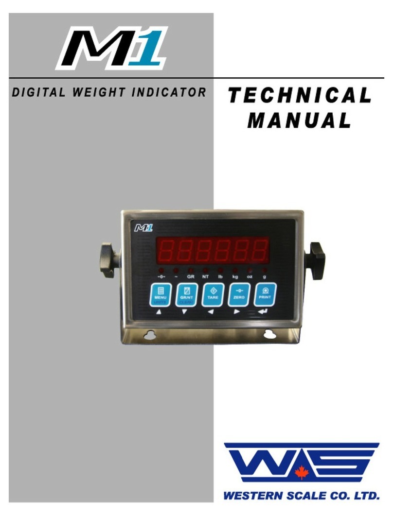 Western Scale M1 Technical manual