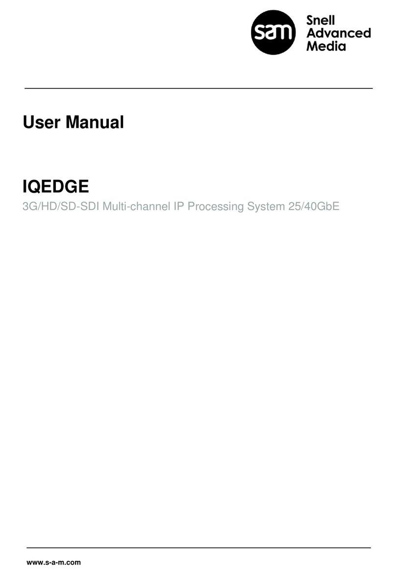 Snell Advanced Media IQEDGE-25-6B user manual