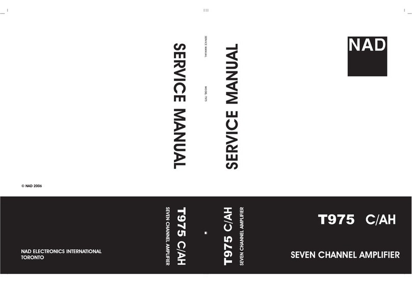 NAD T 975 C/AH User manual