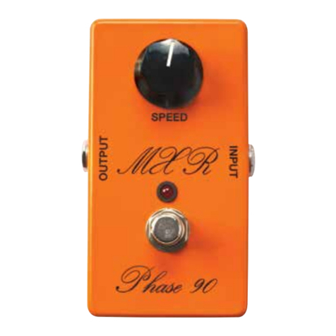 mxr CSP101SL Installation manual