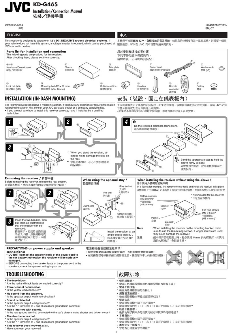 JVC KD-G465 Guide