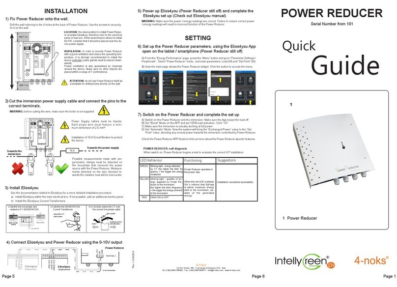 Elios4you Power Reducer User manual