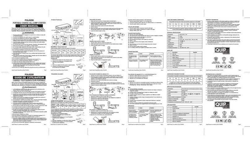 Quipall PCAJS200 User manual