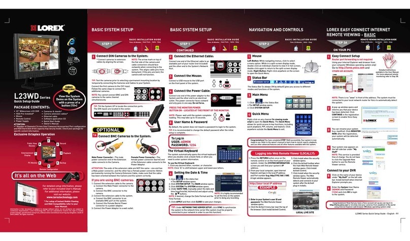 Lorex L23WD SERIES User manual