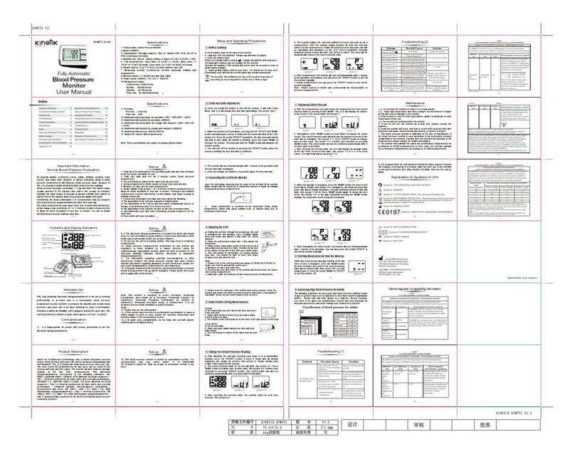 Kinetik BPM5TL Series User manual