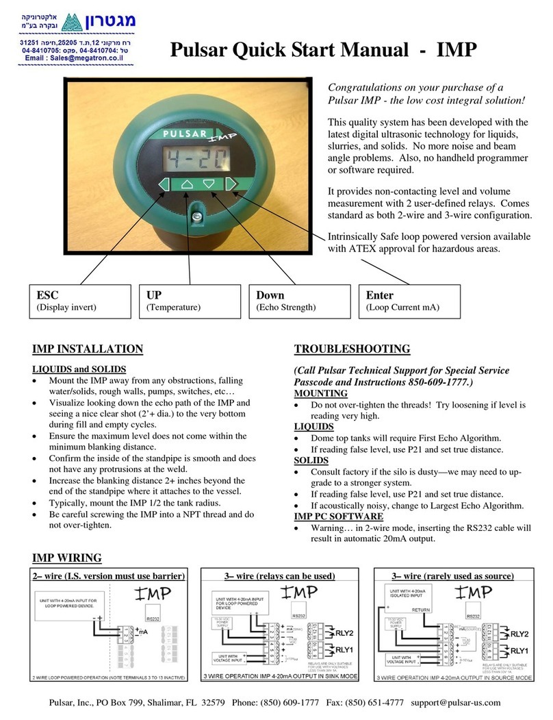 Pulsar IMP Instruction manual