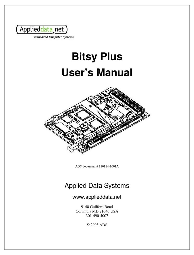 Applied Data Systems Bitsy Plus user manual