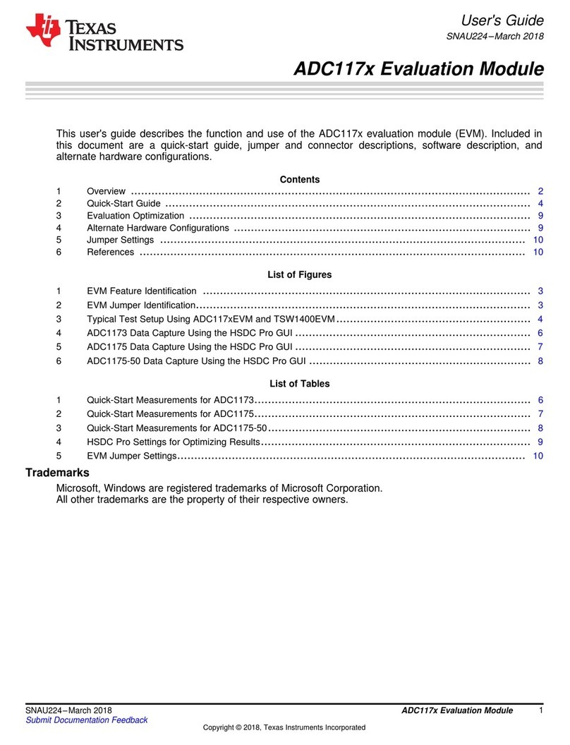 Texas Instruments ADC1173 user guide