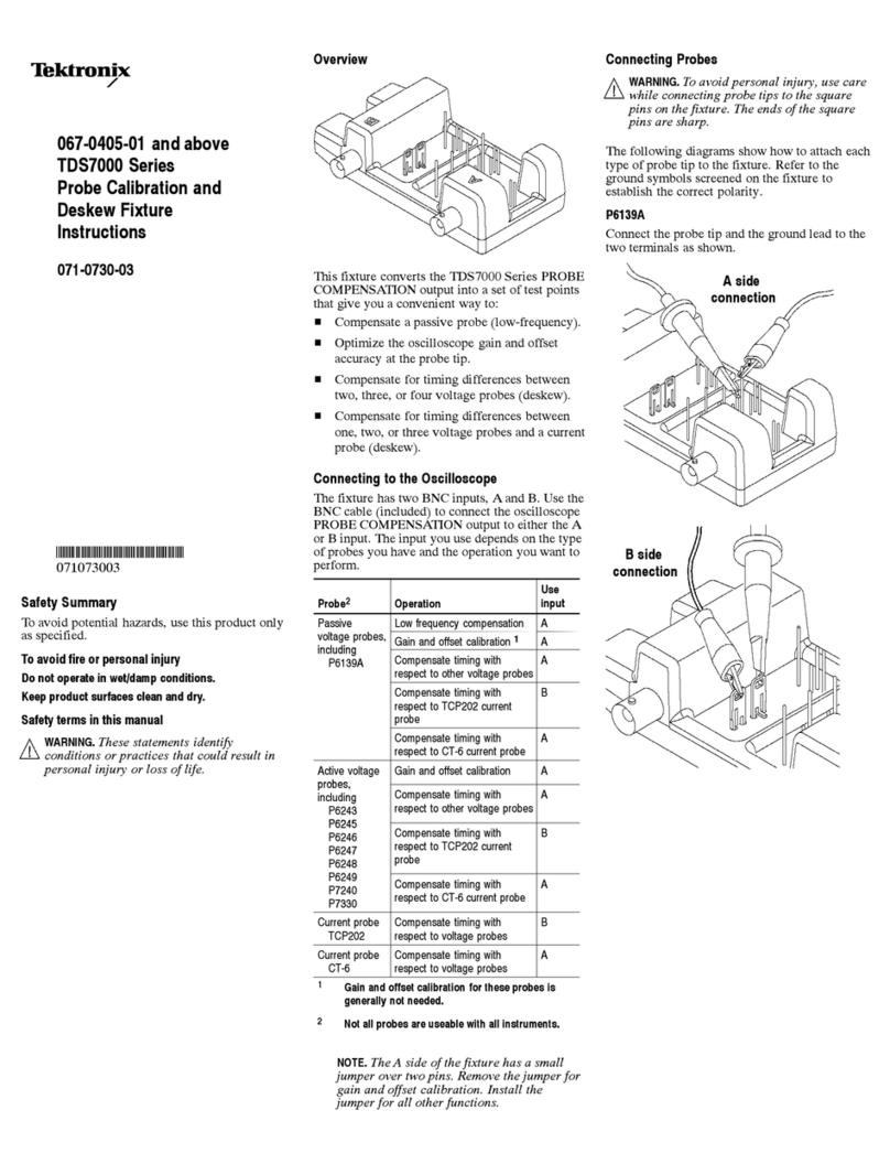 Tektronix TDS7000 Series instruction manual