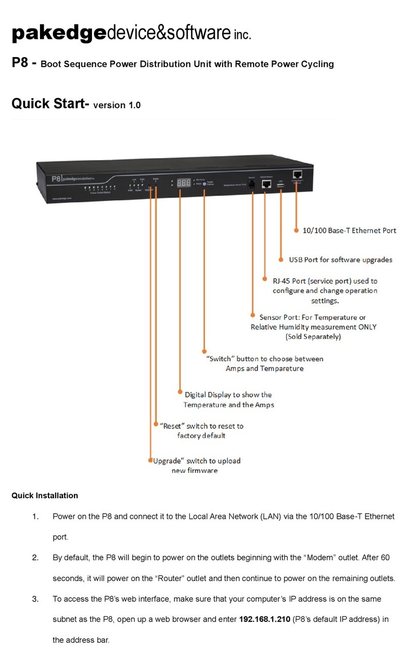 Pakedge Device & Software P8 Quick start quide