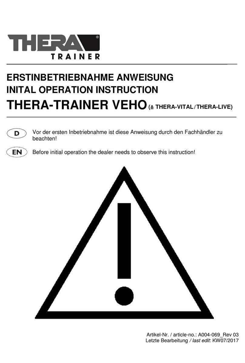 THERA-Trainer VEHA Operation instructions