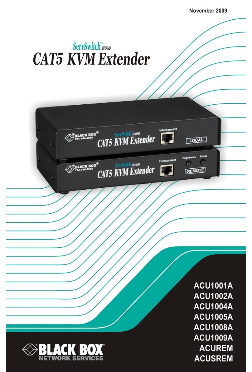 Black Box ServSwitch ACU1001A User manual