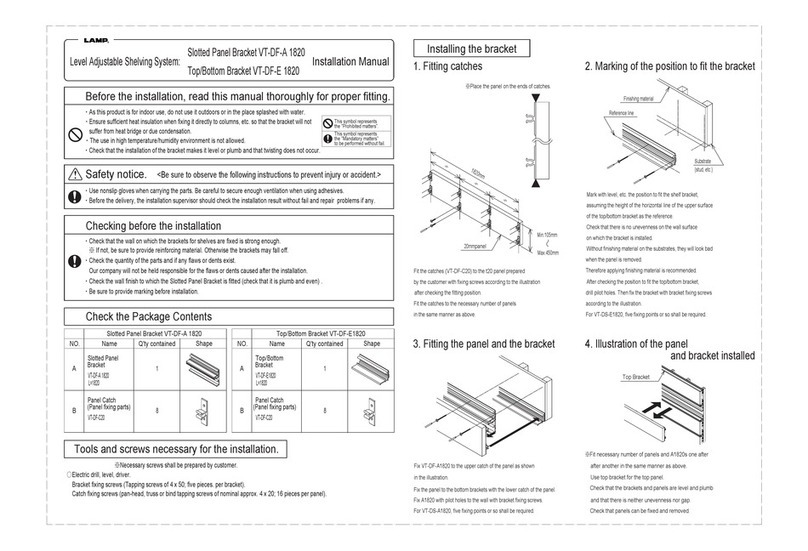 SUGATSUNE VT-DF-A 1820 User manual