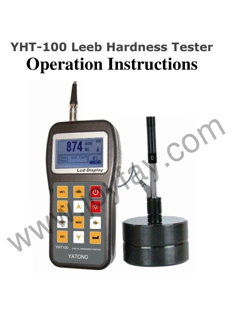 M&A INSTRUMENTS YHT-100 Operation instructions