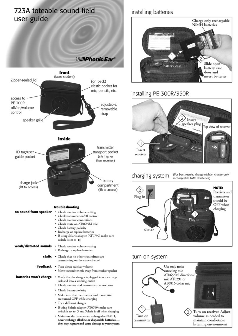 Phonic Ear 723A user guide