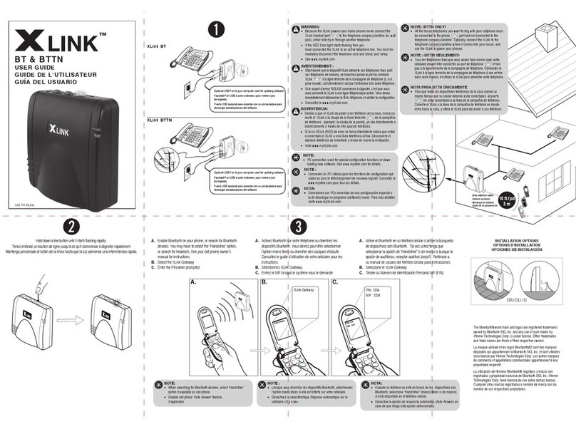 Xtreme XLink BT user guide