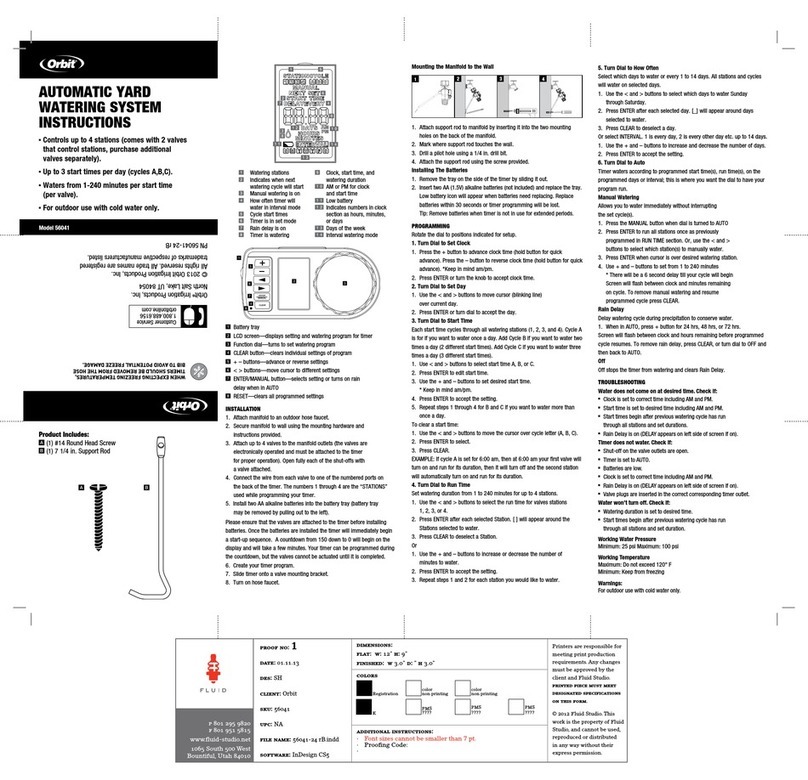 Orbit 56041 User manual Orbit 56041 User manual
