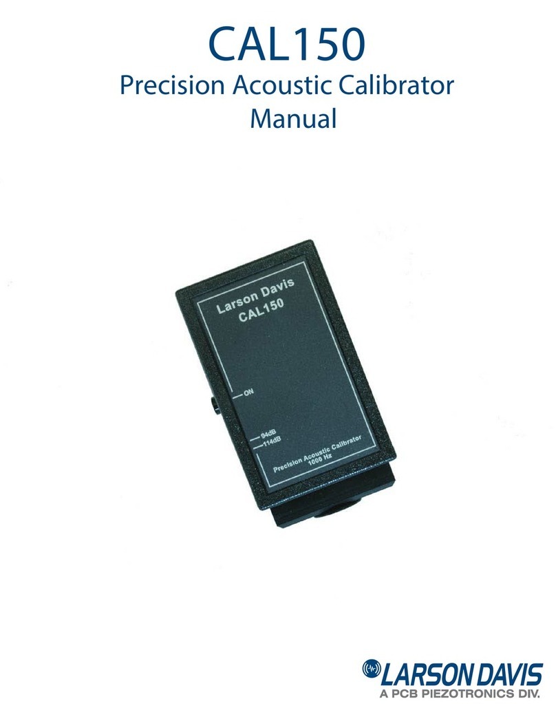 Larson Davis CAL150 manual
