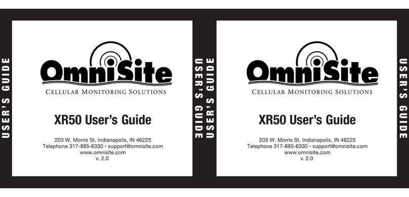 OmniSite XR50 User manual