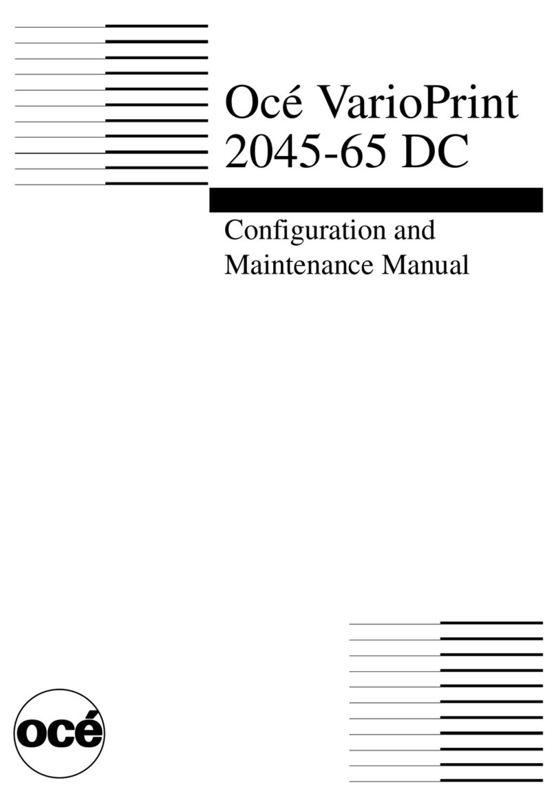 Oce VarioPrint 2045-65 DC User manual