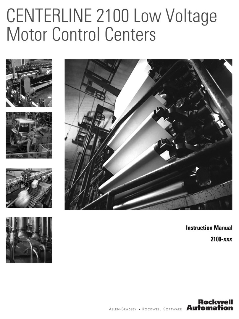 Rockwell Automation CENTERLINE 2100 instruction manual