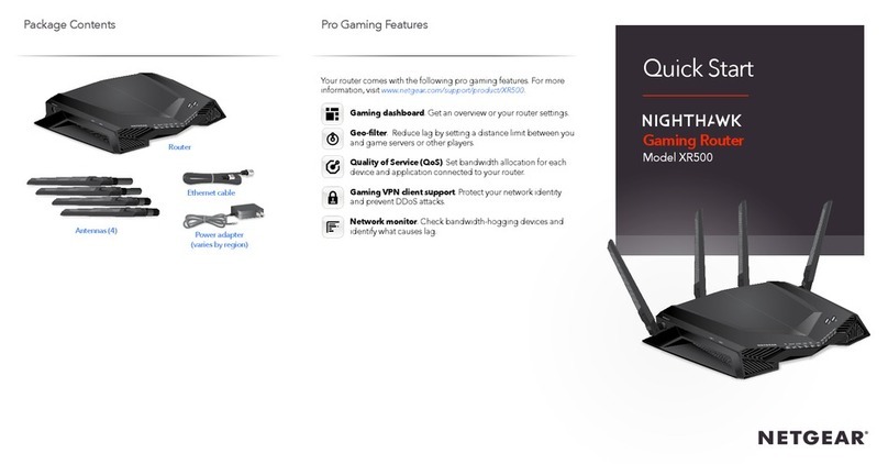 NETGEAR XR500 Nighthawk User manual