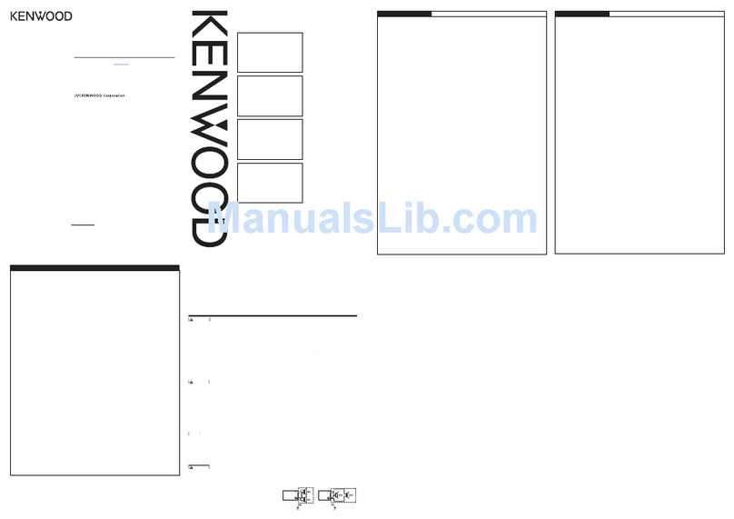 Kenwood KAC-M3001 User manual Kenwood KAC-M3001 User manual