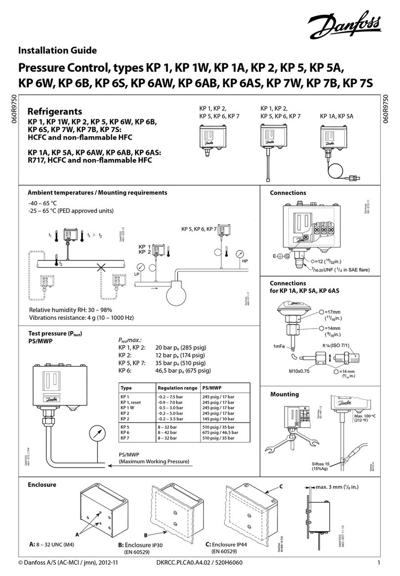 Danfoss KP 1 User manual