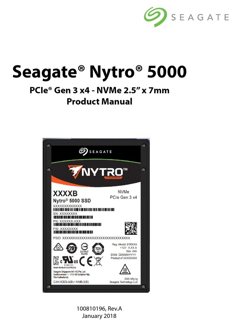 Seagate Nytro 5000 User manual