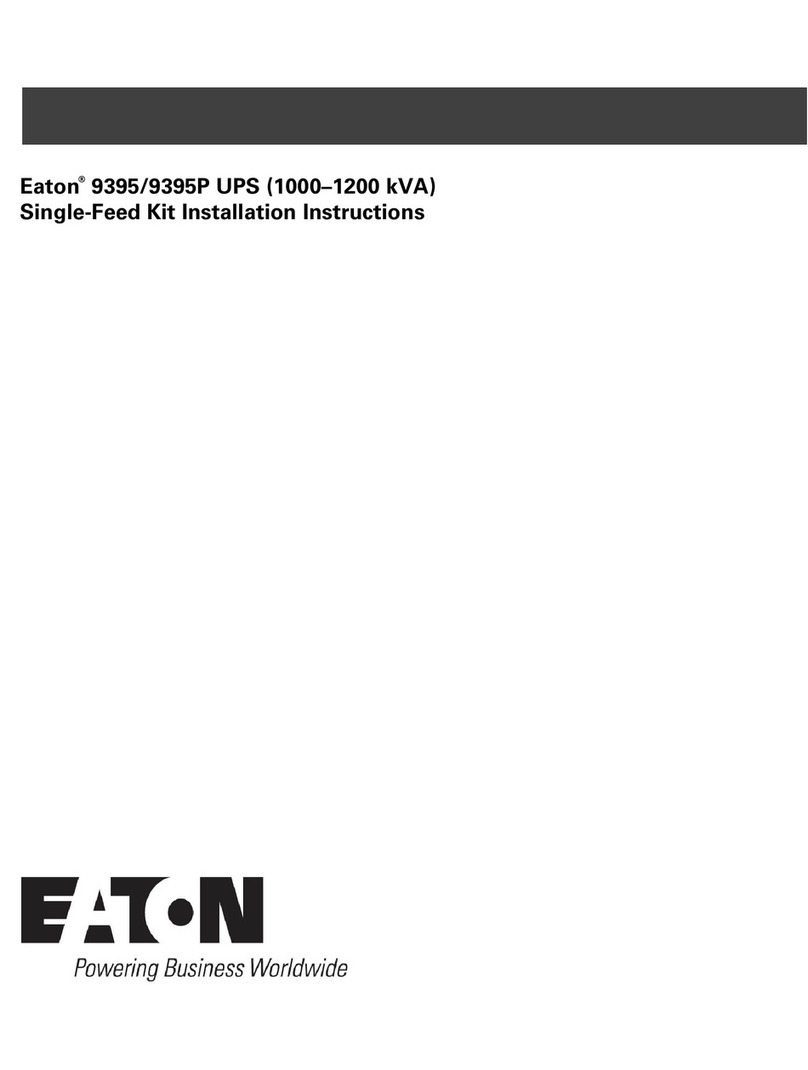 Eaton Powerware 9395 Operation and maintenance manual