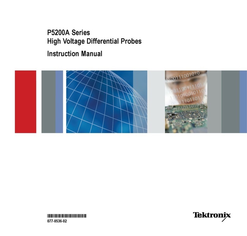 Tektronix P5200A instruction manual
